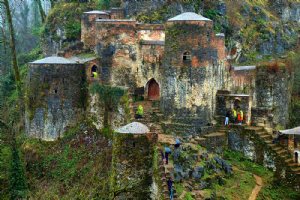 Rudkhan Castle (Ghaleh Roodkhan) near Fooman