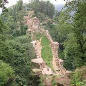 Rudkhan Castle (Ghaleh Roodkhan) near Fooman