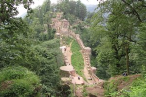 Rudkhan Castle (Ghaleh Roodkhan) near Fooman