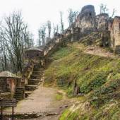 Rudkhan Castle (Ghaleh Roodkhan) near Fooman