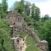 Rudkhan Castle (Ghaleh Roodkhan) near Fooman
