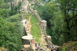 Rudkhan Castle (Ghaleh Roodkhan) near Fooman