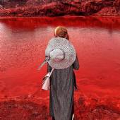 Silver and Red Beach of Hormuz