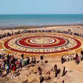 World's largest soil carpet - Hormoz Island - Persian Gulf