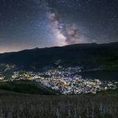 Night view of Javaher-Deh Village