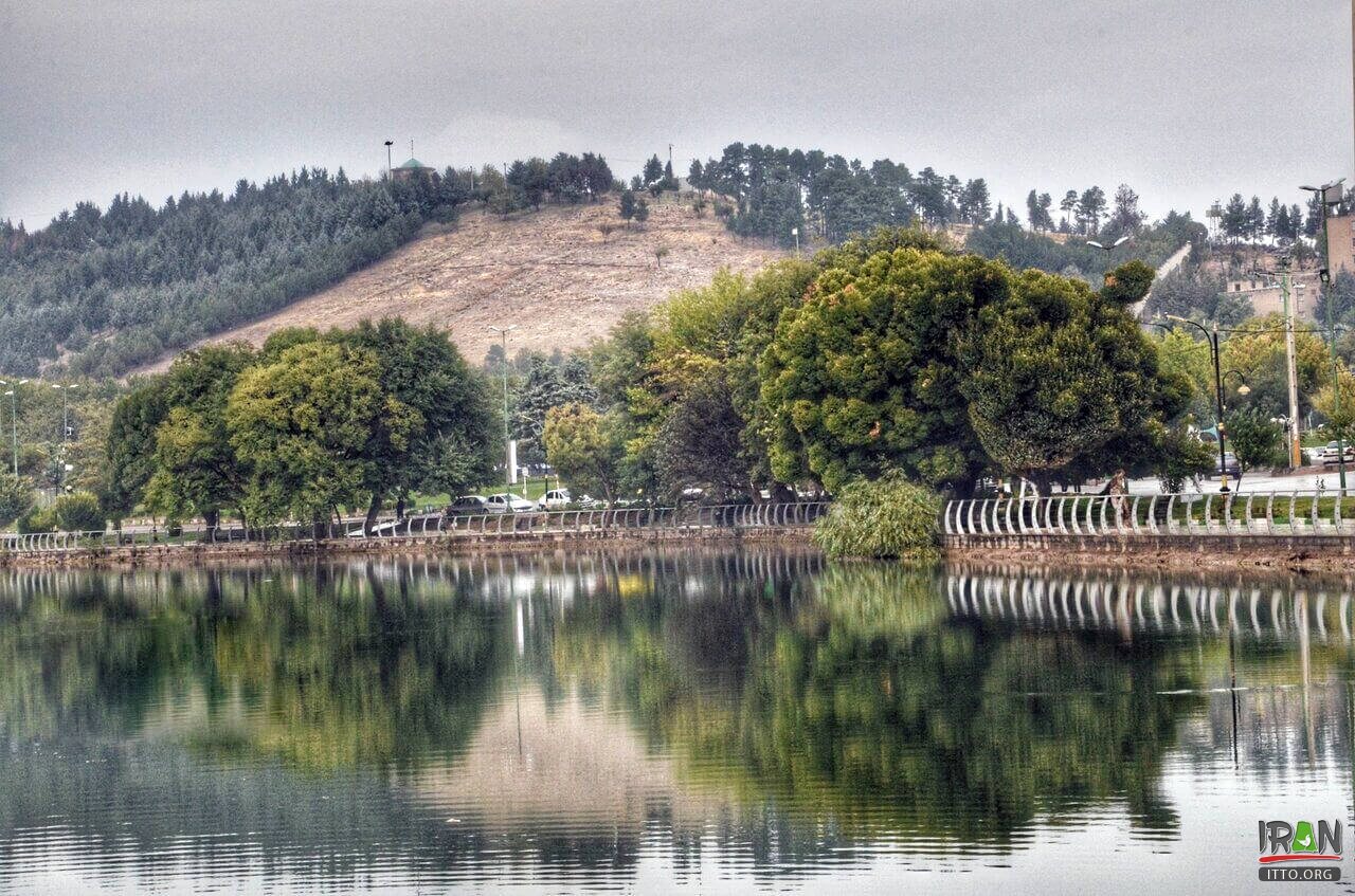 The wonderful Keeyow Lake is located in the northwest of Khorramabad, in Lorestan province. It is the only natural urban lake in Iran Keeyou means dark blue.