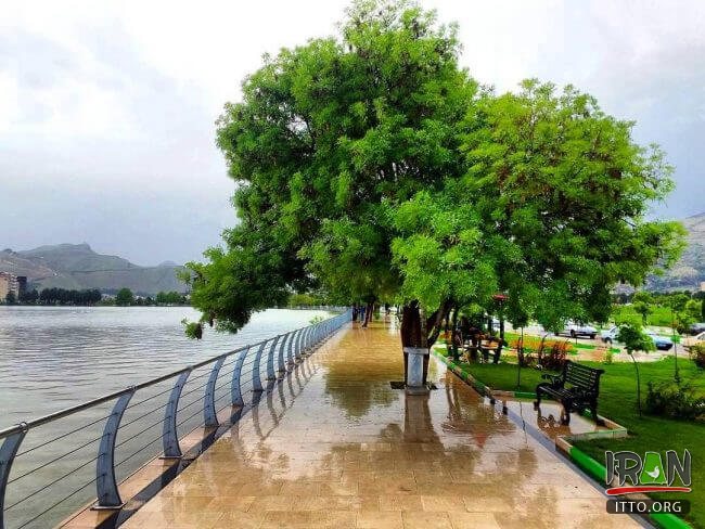 The wonderful Keeyow Lake is located in the northwest of Khorramabad, in Lorestan province. It is the only natural urban lake in Iran Keeyou means dark blue.
