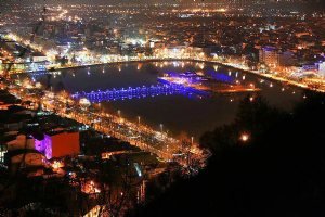 Night view of Lahijan - Gilan Province