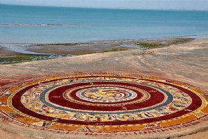 World's largest soil carpet - Hormoz Island - Persian Gulf