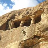 The rock tomb of Faghregah near Mahabad