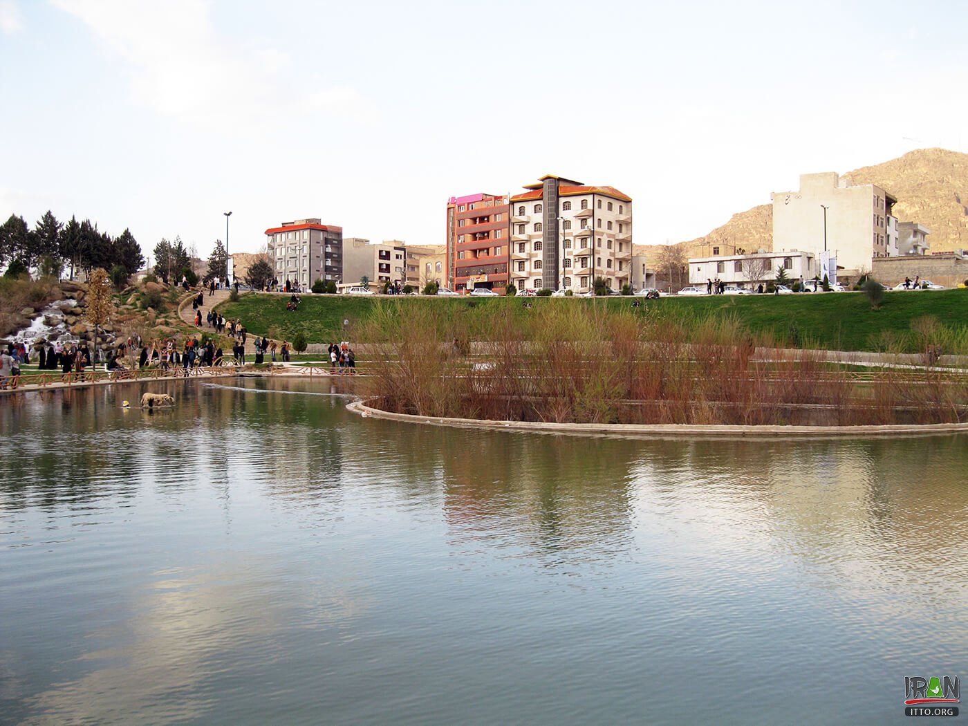 The wonderful Keeyow Lake is located in the northwest of Khorramabad, in Lorestan province. It is the only natural urban lake in Iran Keeyou means dark blue.