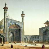 Imam Mosque (Shah Mosque) - View of the courtyard