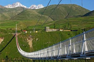 Meshkin Shahr suspension bridge - Ardebil Province