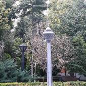 Scale model of Milad tower in Iranian Art Museum Garden