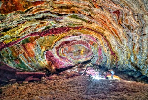 Namakdan Salt Cave in Qeshm Island