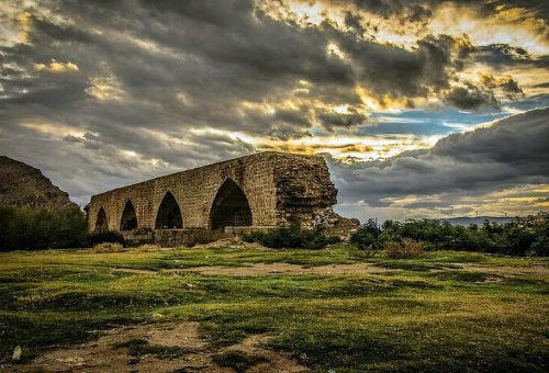 Shapouri Bridge in Khorramabad