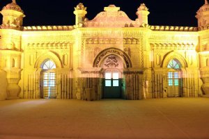 Rangooniha Mosque at night - Abadan