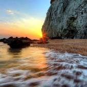 Silver and Red Beach of Hormuz