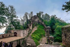 Rudkhan Castle (Ghaleh Roodkhan) near Fooman