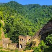 Rudkhan Castle (Ghaleh Roodkhan) near Fooman