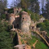 Rudkhan Castle (Ghaleh Roodkhan) near Fooman