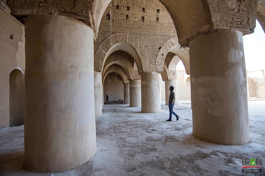 Tarikhaneh Temple was built with the Sasanian Architectural Style. Also, you will see the Parthian brickwork in this mosque.