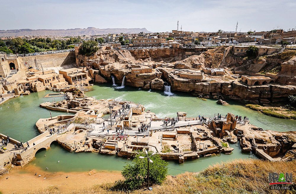 PHOTO Shushtar Historical Hydraulic System Khuzestan Province Iran