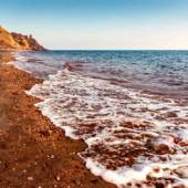 Silver and Red Beach of Hormuz