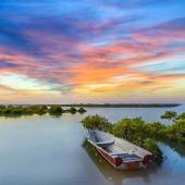 Sunset in Hara Forests - Qeshm Island
