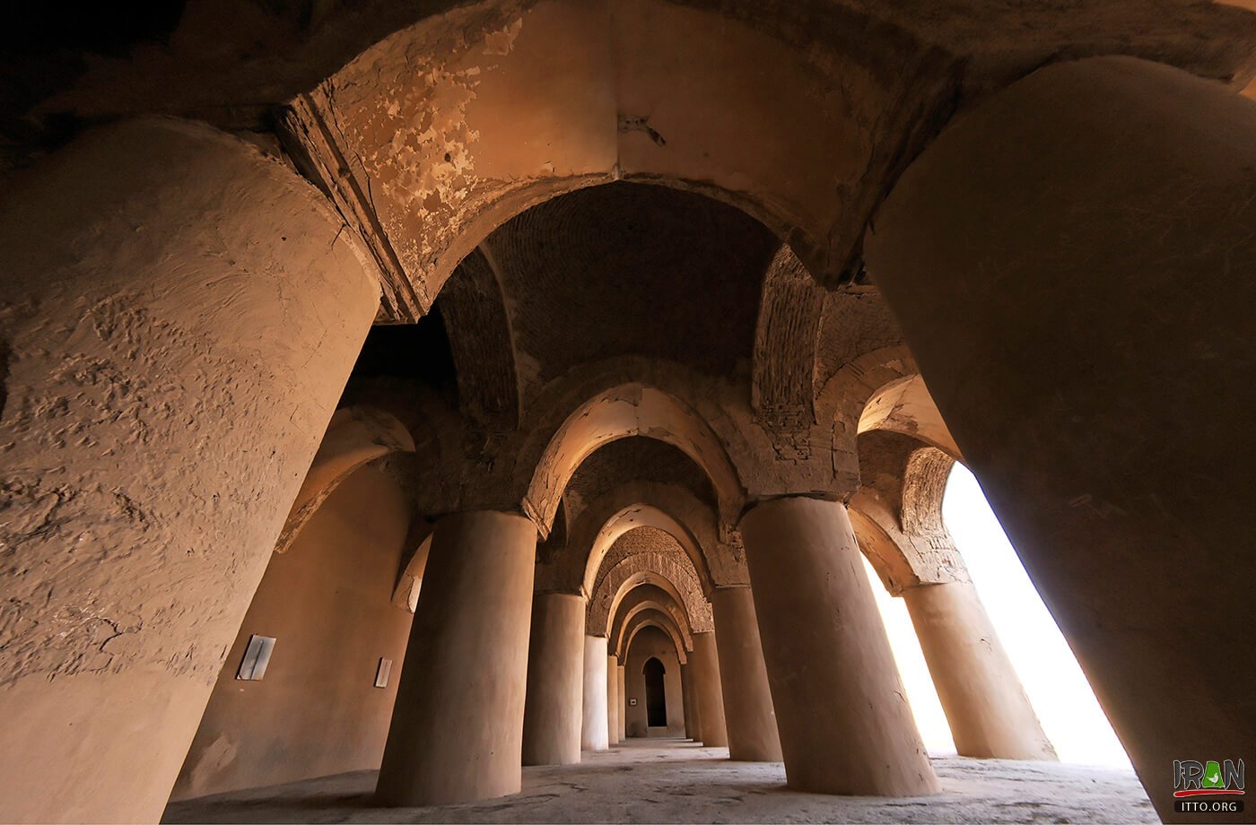 Tarikhaneh Temple was built with the Sasanian Architectural Style. Also, you will see the Parthian brickwork in this mosque.