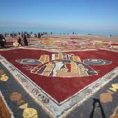 World's largest soil carpet - Hormoz Island - Persian Gulf