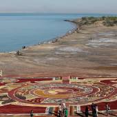 World's largest soil carpet - Hormoz Island - Persian Gulf