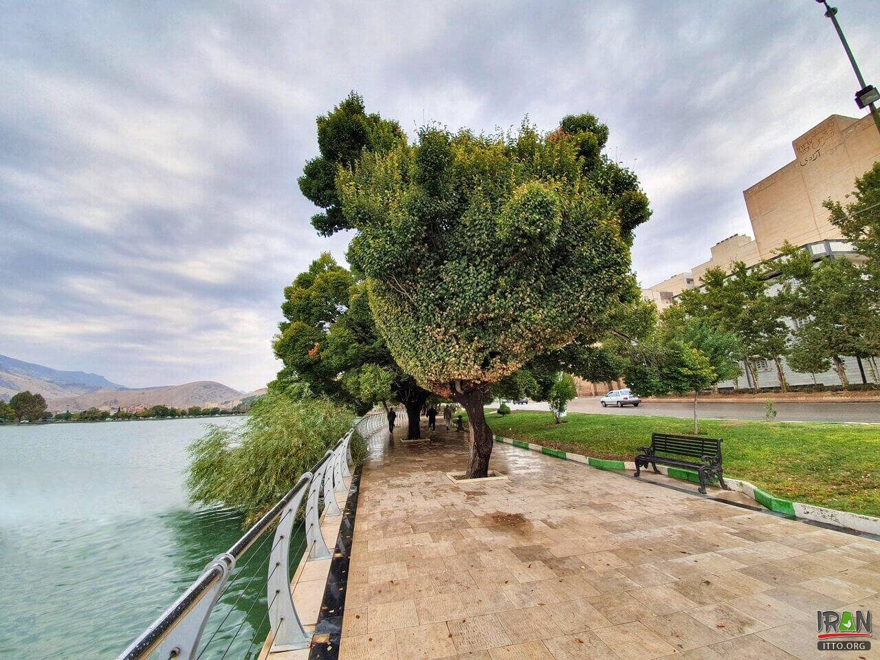 The wonderful Keeyow Lake is located in the northwest of Khorramabad, in Lorestan province. It is the only natural urban lake in Iran Keeyou means dark blue.