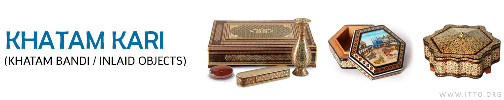 Isfahan Handicrafts and Souvenirs: Khatam Kari (Inlaid objects)